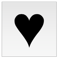 Szív ikont ábrázoló gomb